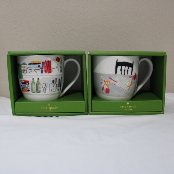 Set of 2 Kate Spade Lenox Muses Mug - Picture 1 of 8